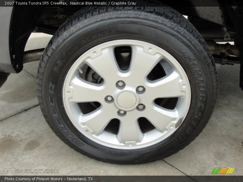 Nautical Blue Metallic / Graphite Gray 2007 Toyota Tundra SR5 CrewMax