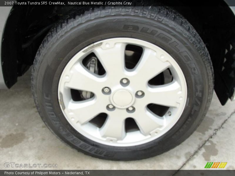 Nautical Blue Metallic / Graphite Gray 2007 Toyota Tundra SR5 CrewMax