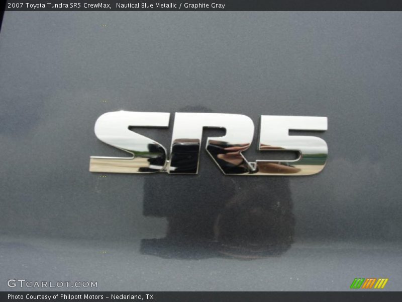 Nautical Blue Metallic / Graphite Gray 2007 Toyota Tundra SR5 CrewMax