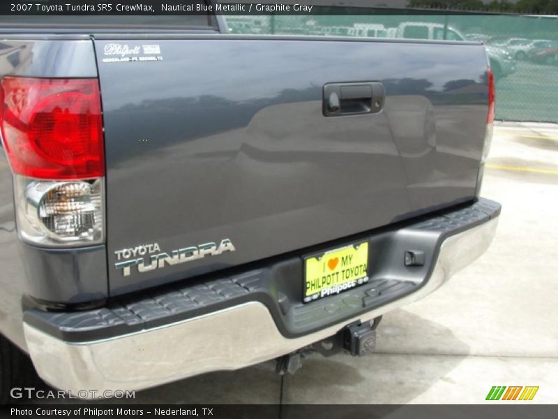Nautical Blue Metallic / Graphite Gray 2007 Toyota Tundra SR5 CrewMax