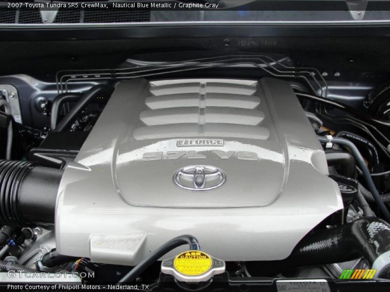 Nautical Blue Metallic / Graphite Gray 2007 Toyota Tundra SR5 CrewMax