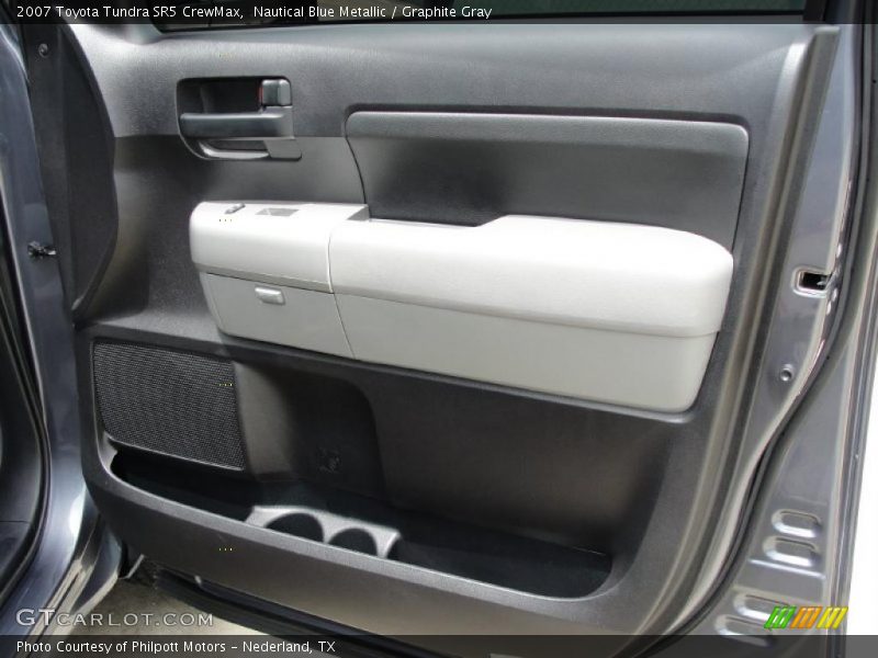Nautical Blue Metallic / Graphite Gray 2007 Toyota Tundra SR5 CrewMax