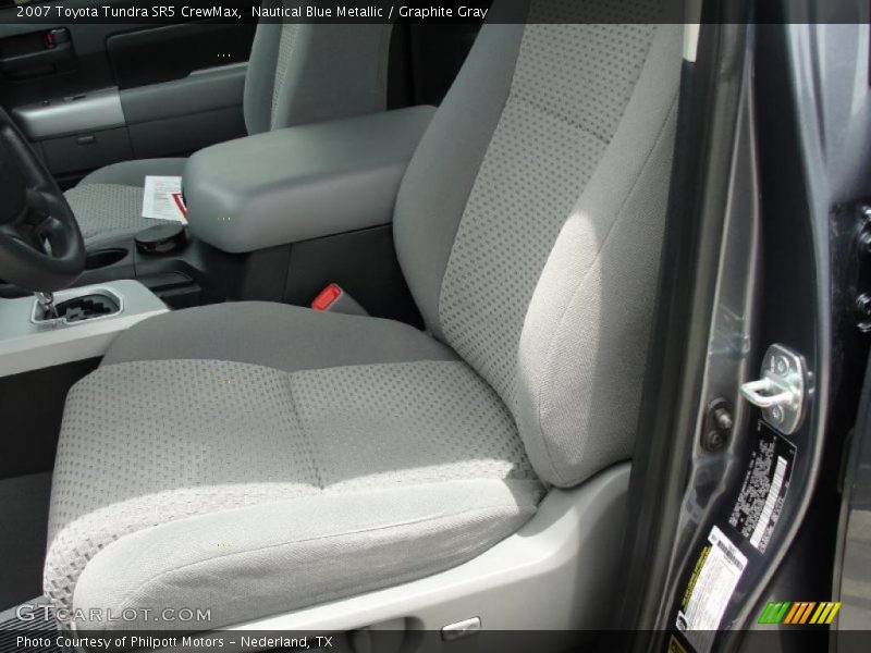 Nautical Blue Metallic / Graphite Gray 2007 Toyota Tundra SR5 CrewMax