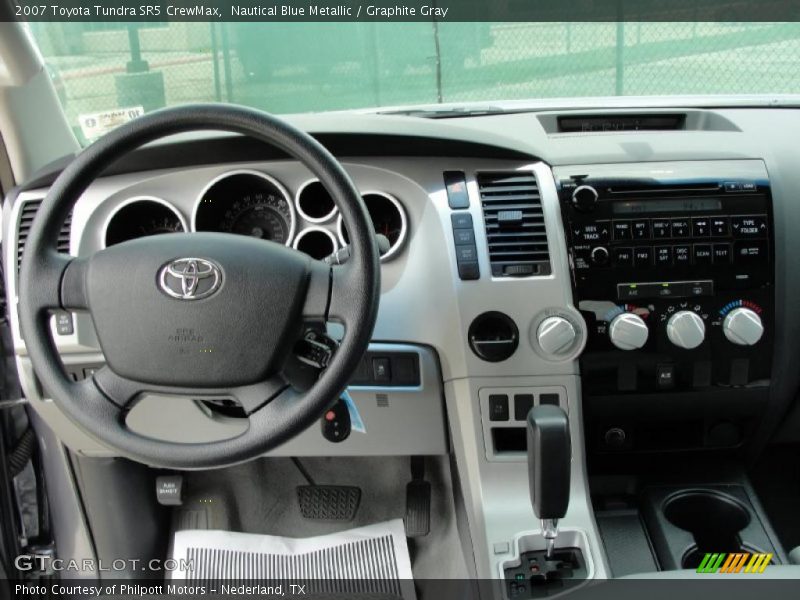Nautical Blue Metallic / Graphite Gray 2007 Toyota Tundra SR5 CrewMax