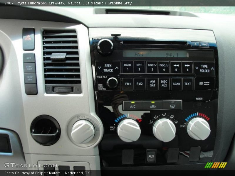 Nautical Blue Metallic / Graphite Gray 2007 Toyota Tundra SR5 CrewMax