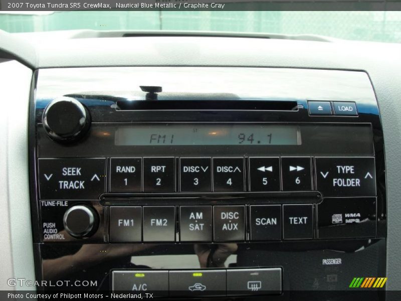 Nautical Blue Metallic / Graphite Gray 2007 Toyota Tundra SR5 CrewMax