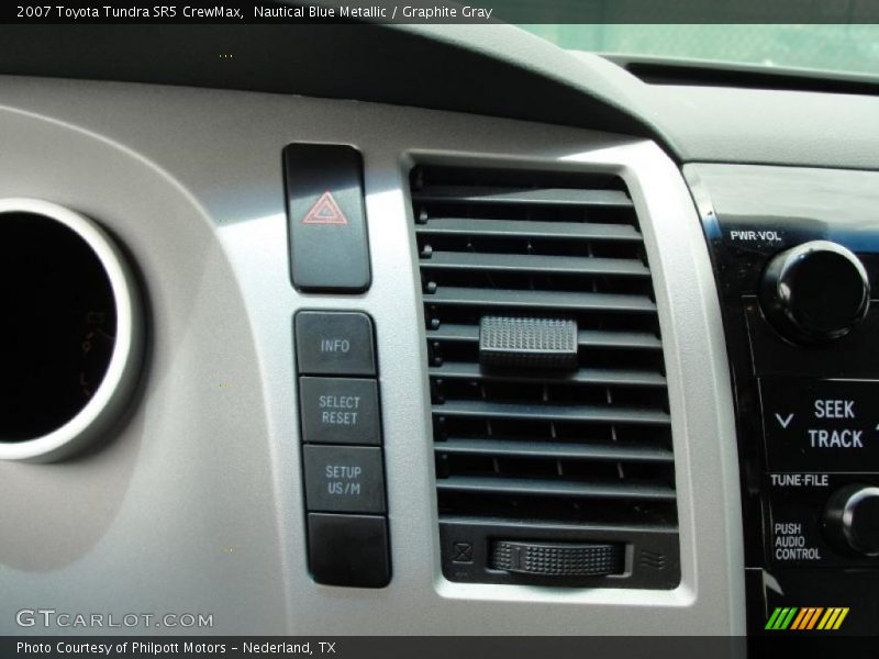 Nautical Blue Metallic / Graphite Gray 2007 Toyota Tundra SR5 CrewMax