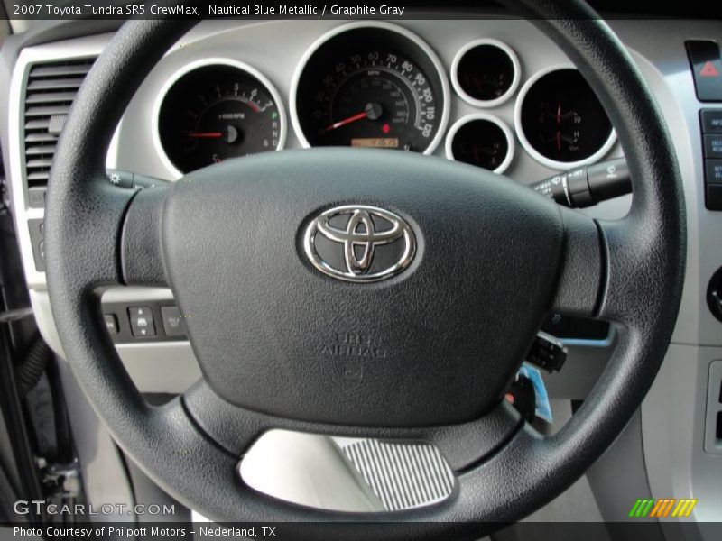 Nautical Blue Metallic / Graphite Gray 2007 Toyota Tundra SR5 CrewMax