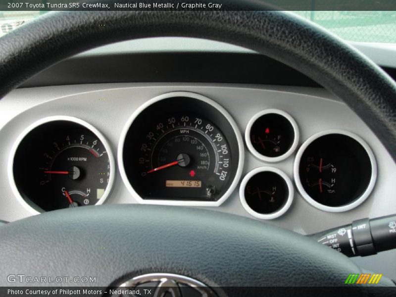 Nautical Blue Metallic / Graphite Gray 2007 Toyota Tundra SR5 CrewMax