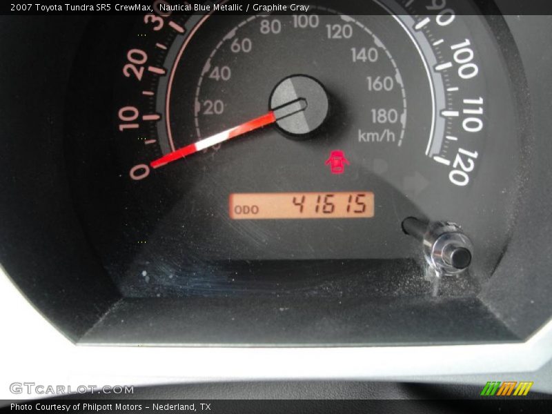 Nautical Blue Metallic / Graphite Gray 2007 Toyota Tundra SR5 CrewMax