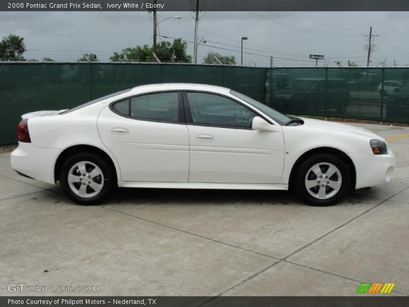 Ivory White / Ebony 2008 Pontiac Grand Prix Sedan