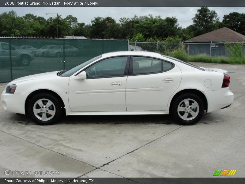 Ivory White / Ebony 2008 Pontiac Grand Prix Sedan