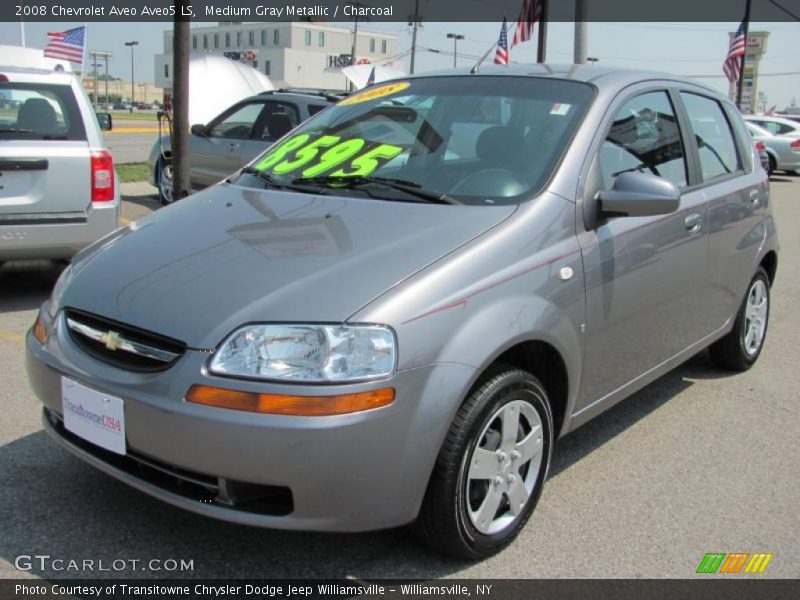 Medium Gray Metallic / Charcoal 2008 Chevrolet Aveo Aveo5 LS