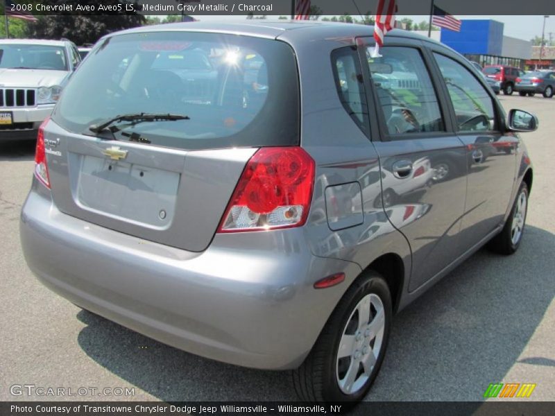 Medium Gray Metallic / Charcoal 2008 Chevrolet Aveo Aveo5 LS