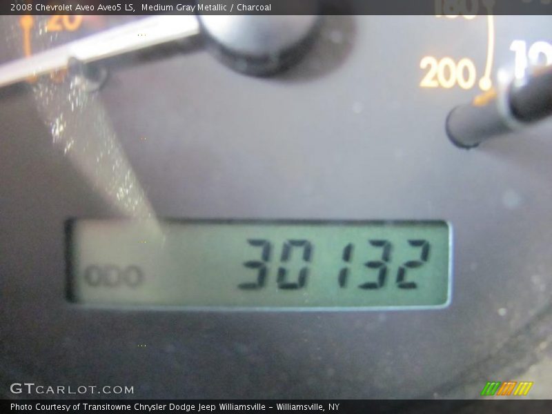 Medium Gray Metallic / Charcoal 2008 Chevrolet Aveo Aveo5 LS