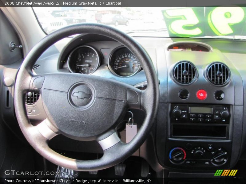 Medium Gray Metallic / Charcoal 2008 Chevrolet Aveo Aveo5 LS