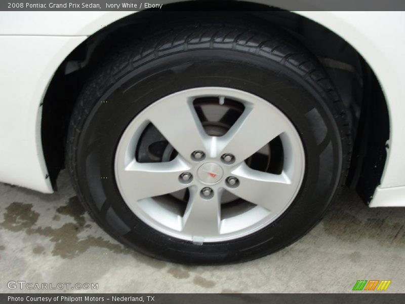 Ivory White / Ebony 2008 Pontiac Grand Prix Sedan