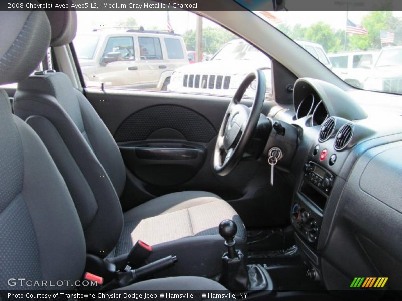 Medium Gray Metallic / Charcoal 2008 Chevrolet Aveo Aveo5 LS