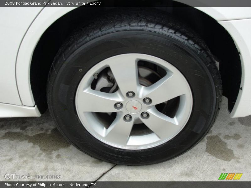 Ivory White / Ebony 2008 Pontiac Grand Prix Sedan