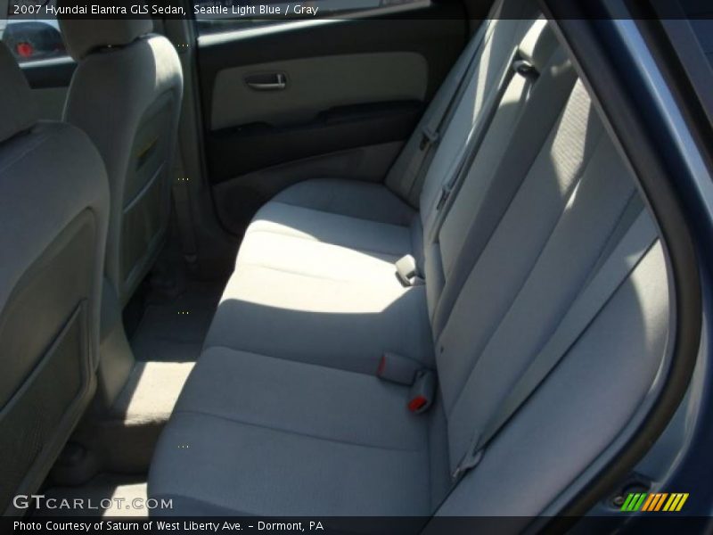 Seattle Light Blue / Gray 2007 Hyundai Elantra GLS Sedan