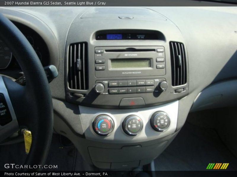 Seattle Light Blue / Gray 2007 Hyundai Elantra GLS Sedan