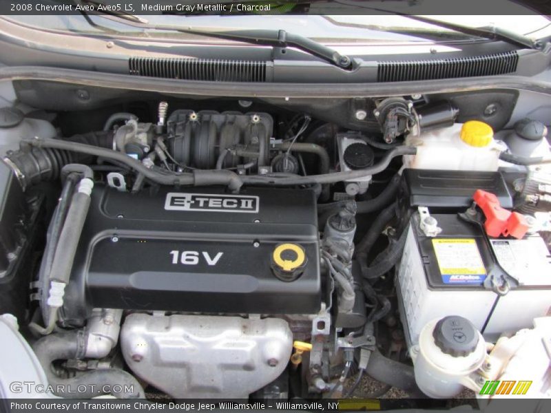 Medium Gray Metallic / Charcoal 2008 Chevrolet Aveo Aveo5 LS