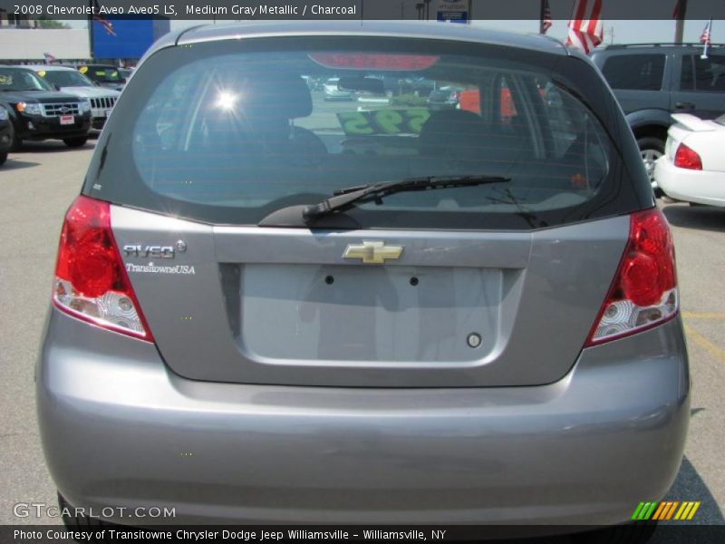 Medium Gray Metallic / Charcoal 2008 Chevrolet Aveo Aveo5 LS