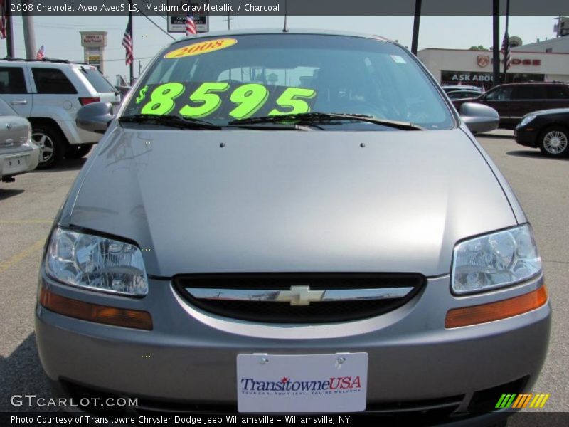 Medium Gray Metallic / Charcoal 2008 Chevrolet Aveo Aveo5 LS