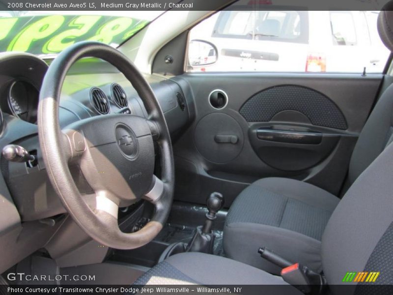 Medium Gray Metallic / Charcoal 2008 Chevrolet Aveo Aveo5 LS
