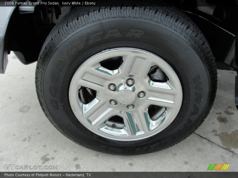 Ivory White / Ebony 2008 Pontiac Grand Prix Sedan