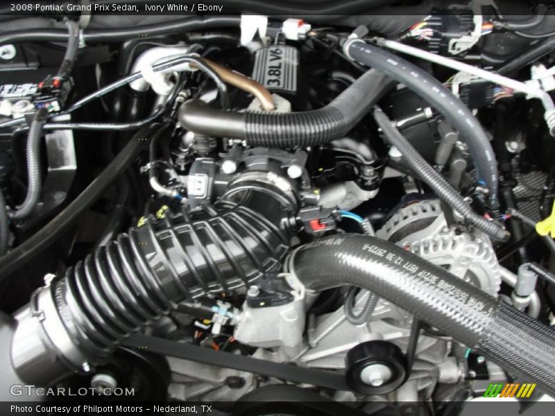 Ivory White / Ebony 2008 Pontiac Grand Prix Sedan