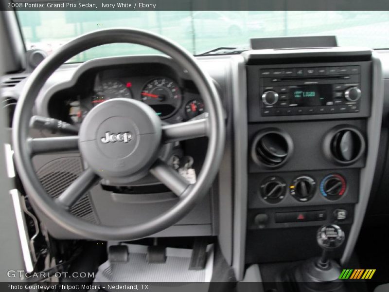 Ivory White / Ebony 2008 Pontiac Grand Prix Sedan