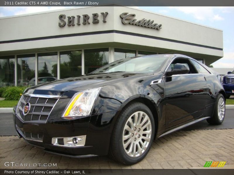 Black Raven / Ebony 2011 Cadillac CTS 4 AWD Coupe