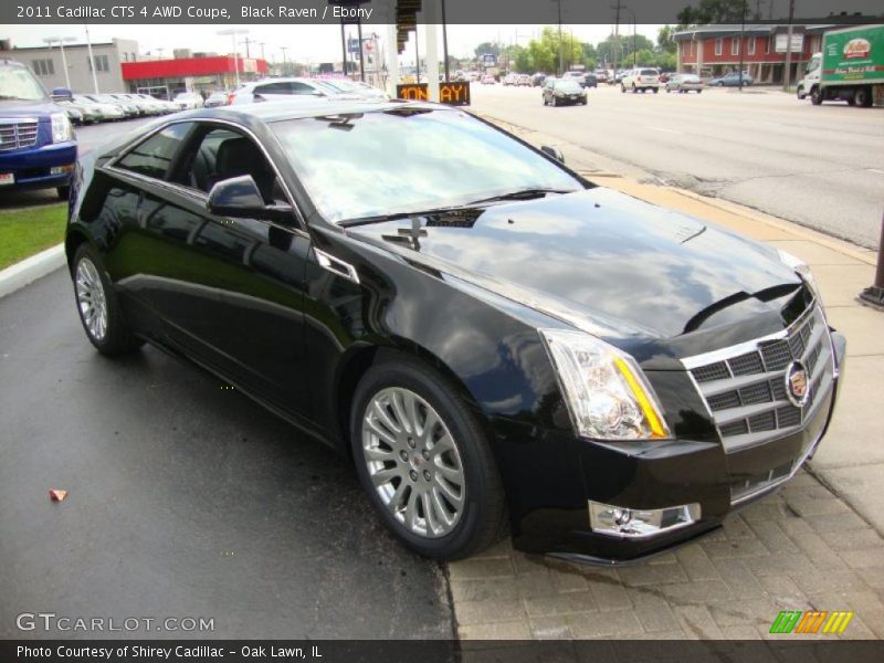 Black Raven / Ebony 2011 Cadillac CTS 4 AWD Coupe