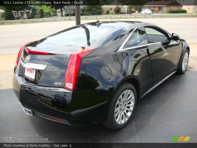 Black Raven / Ebony 2011 Cadillac CTS 4 AWD Coupe