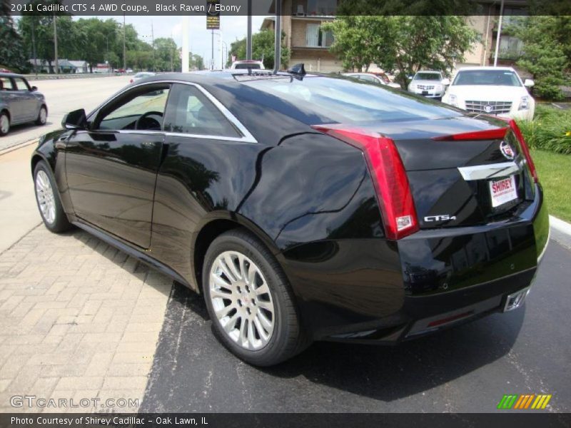 Black Raven / Ebony 2011 Cadillac CTS 4 AWD Coupe