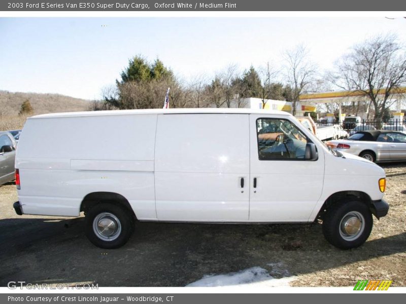 Oxford White / Medium Flint 2003 Ford E Series Van E350 Super Duty Cargo