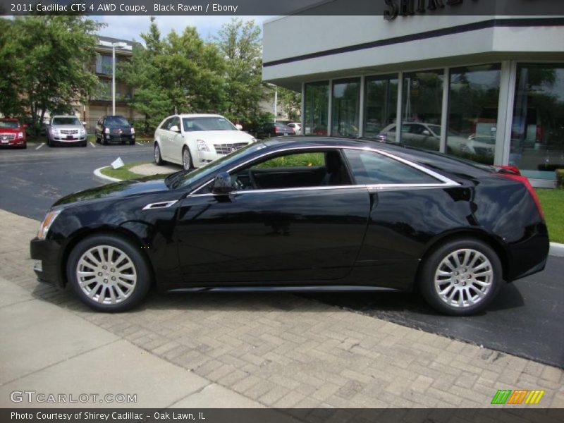 Black Raven / Ebony 2011 Cadillac CTS 4 AWD Coupe