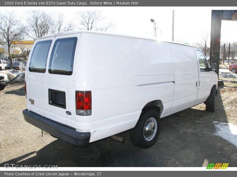 Oxford White / Medium Flint 2003 Ford E Series Van E350 Super Duty Cargo