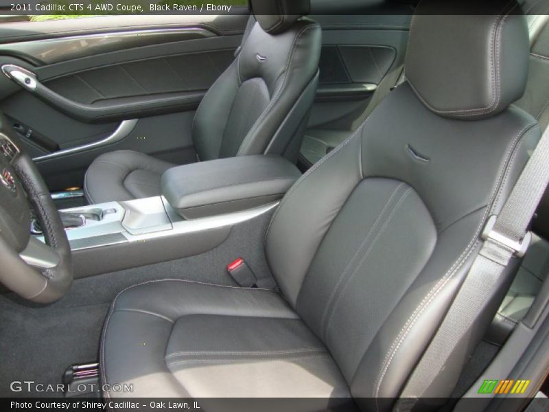 Black Raven / Ebony 2011 Cadillac CTS 4 AWD Coupe
