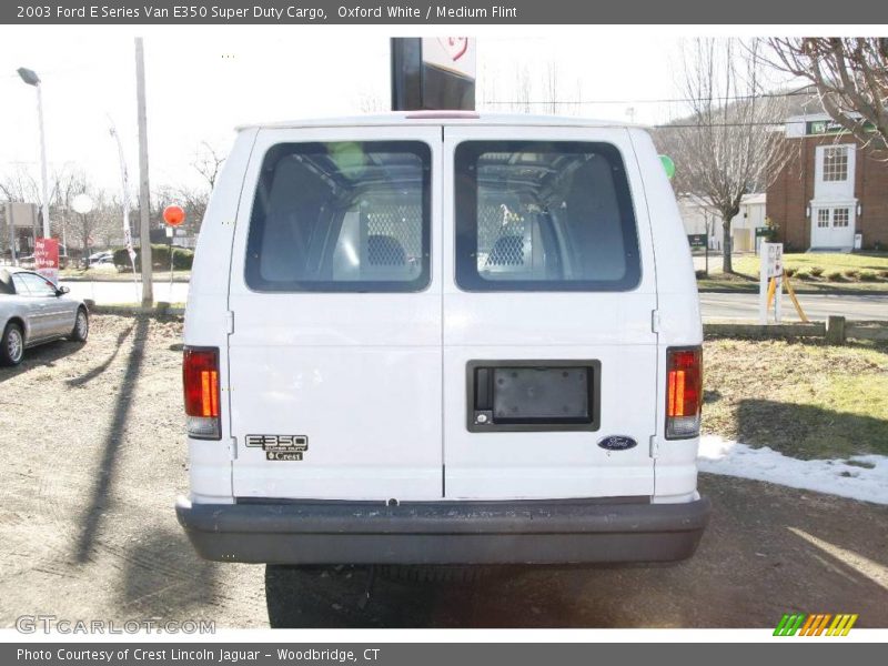 Oxford White / Medium Flint 2003 Ford E Series Van E350 Super Duty Cargo