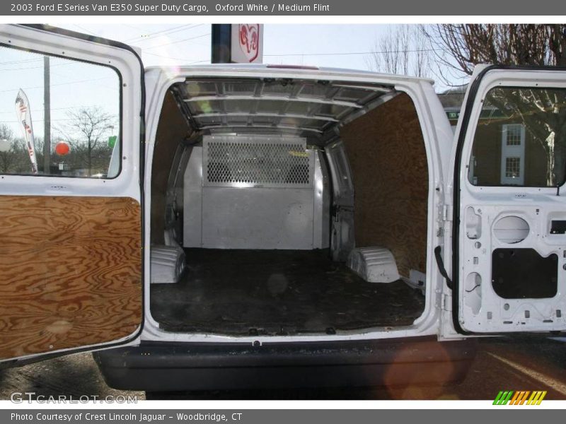 Oxford White / Medium Flint 2003 Ford E Series Van E350 Super Duty Cargo