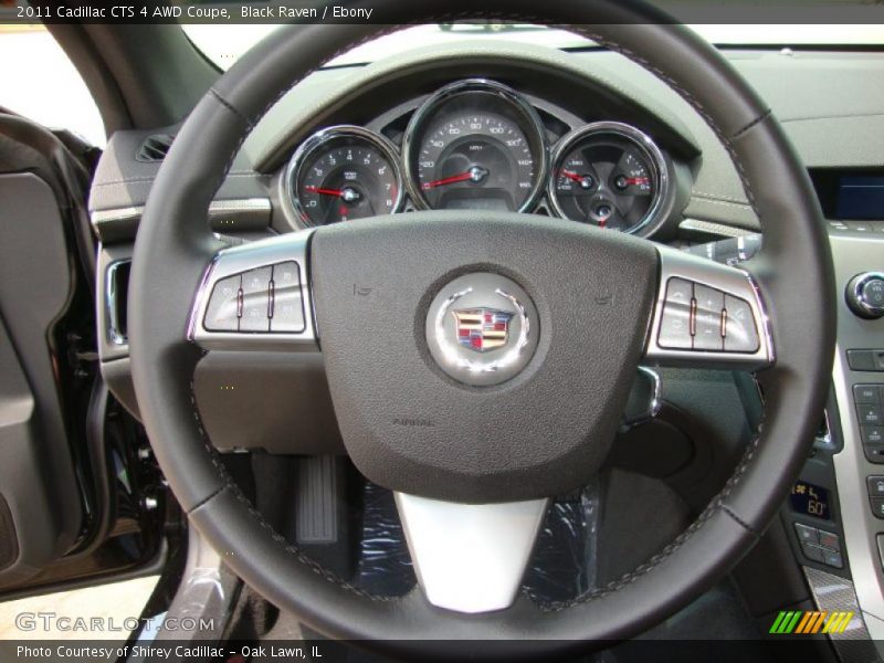 Black Raven / Ebony 2011 Cadillac CTS 4 AWD Coupe