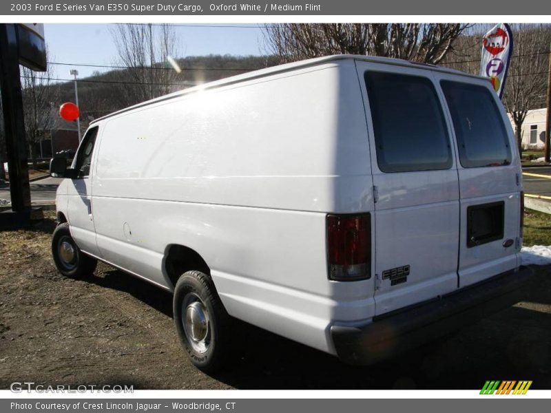 Oxford White / Medium Flint 2003 Ford E Series Van E350 Super Duty Cargo