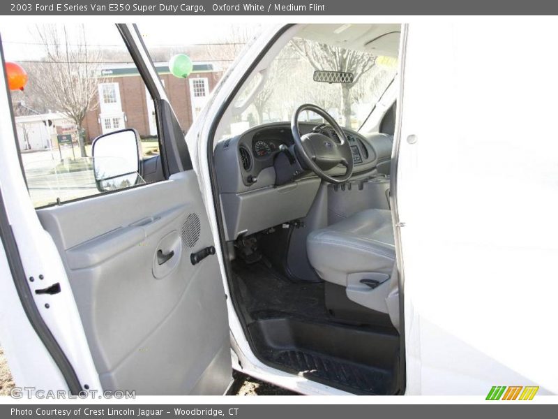Oxford White / Medium Flint 2003 Ford E Series Van E350 Super Duty Cargo