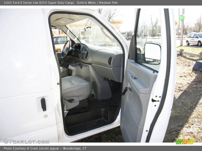 Oxford White / Medium Flint 2003 Ford E Series Van E350 Super Duty Cargo