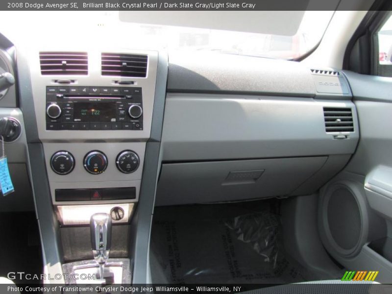 Brilliant Black Crystal Pearl / Dark Slate Gray/Light Slate Gray 2008 Dodge Avenger SE
