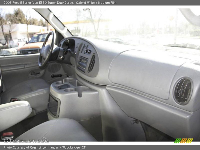 Oxford White / Medium Flint 2003 Ford E Series Van E350 Super Duty Cargo