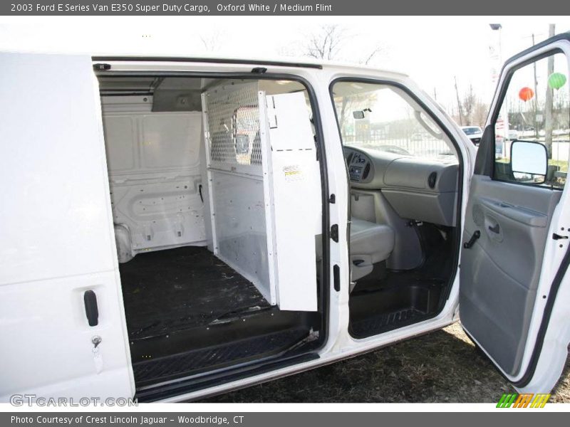 Oxford White / Medium Flint 2003 Ford E Series Van E350 Super Duty Cargo