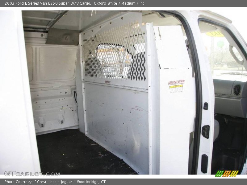 Oxford White / Medium Flint 2003 Ford E Series Van E350 Super Duty Cargo